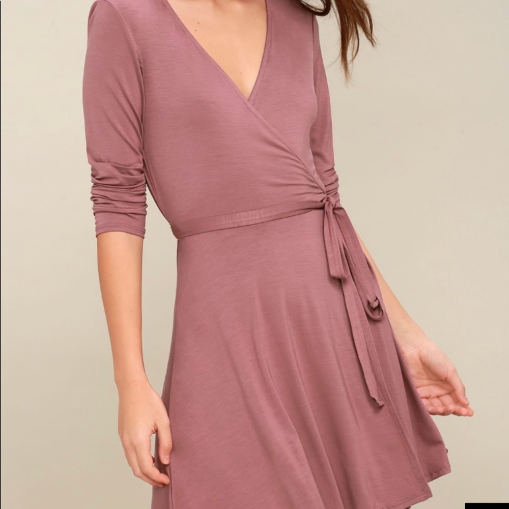 lulus wrap dress